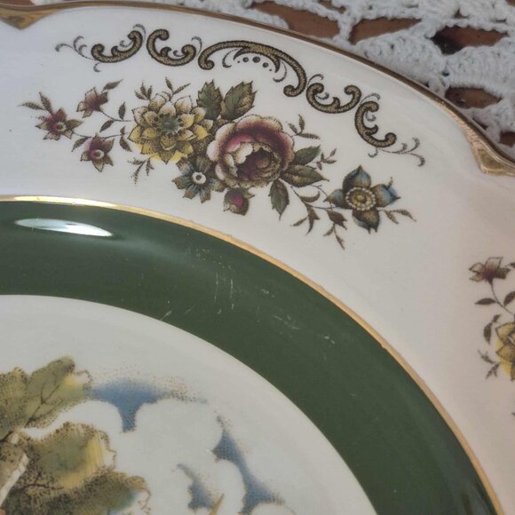 Vintage Ironstone Ascot Service Plate by Wood & Sons - Cottage Ware - Picture 8 of 9